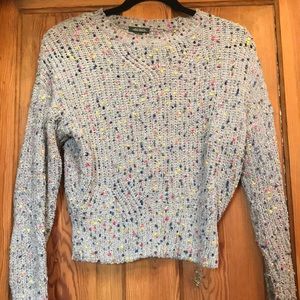 Colorful knit sweater